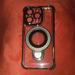 Clear iPhone Case 6.1 Pro Series with Black Accents